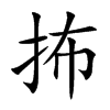 抪汉字