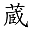 蔵汉字